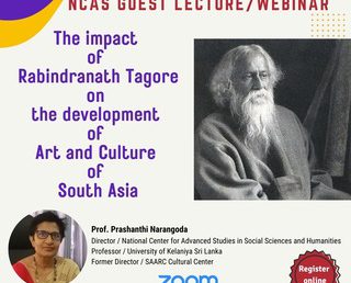 Guest Lecture on The impact of Rabindranath Tagore on the development of Art and Culture of South Asia