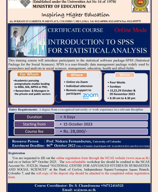SPSS Training for Statistical Analysis