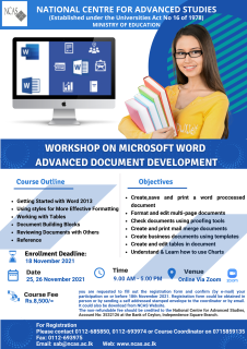 Microsoft Word Advanced Workshop