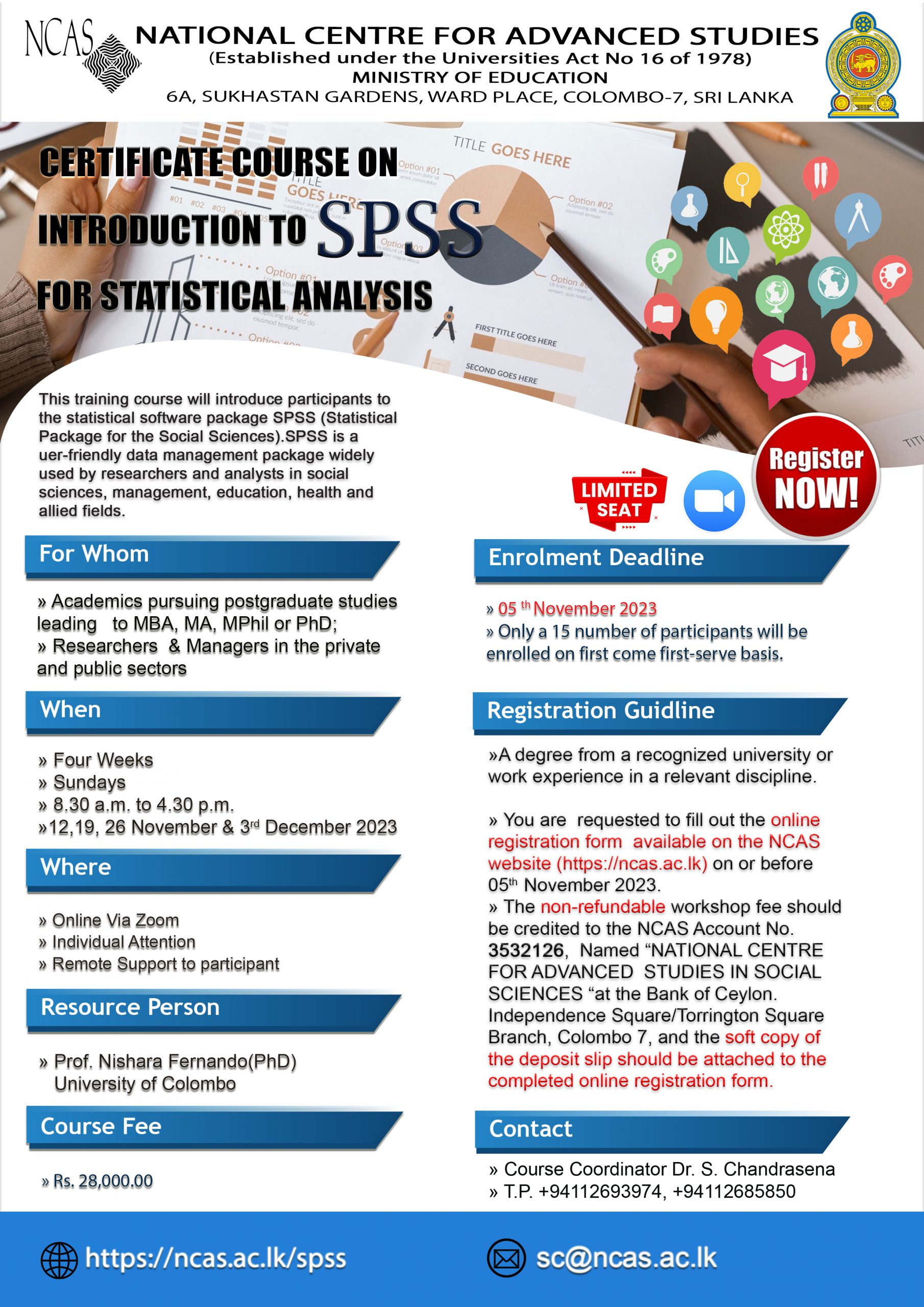 SPSS Training for Statistical Analysis 