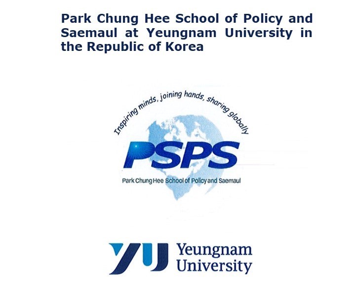 Scholarship Opportunities for Masters Degree Programmes of Park Chung Hee School of Policy and Saemaul at Yeungnam Universif)â€¢ in the Republic of Korea