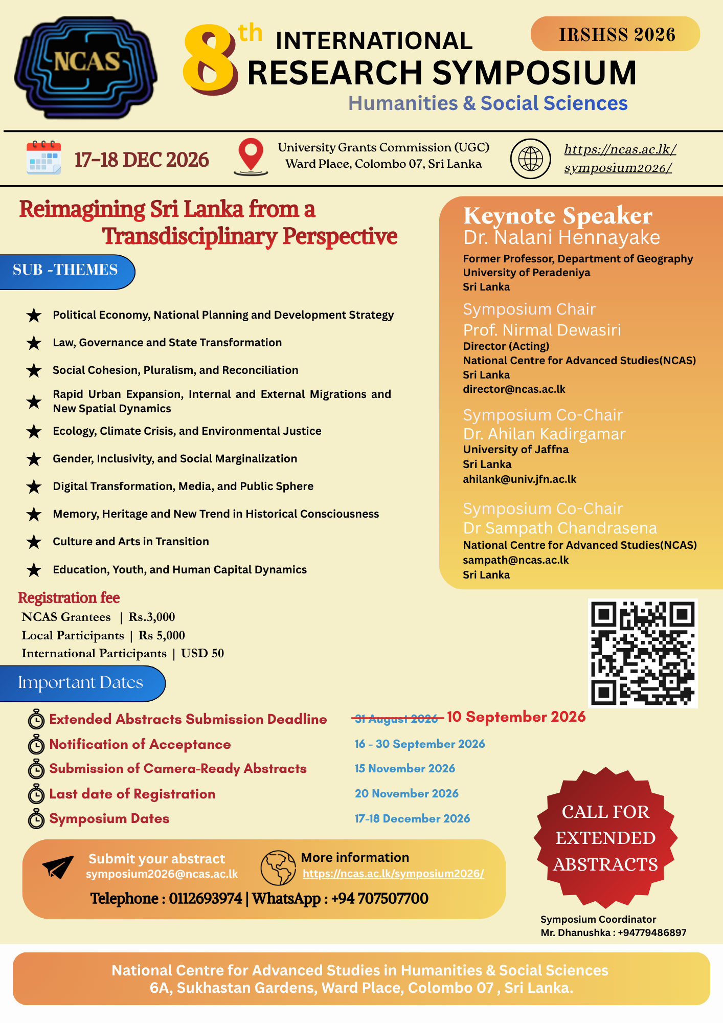 8th International Research Symposium in Humanities and Social Sciences (IRSHSS) 2026 8th International Research Symposium in Humanities and Social Sciences (IRSHSS) 2026